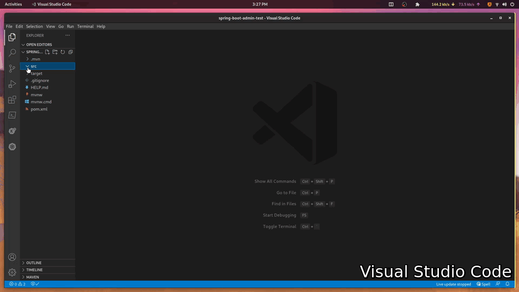 VS Code Project Screen